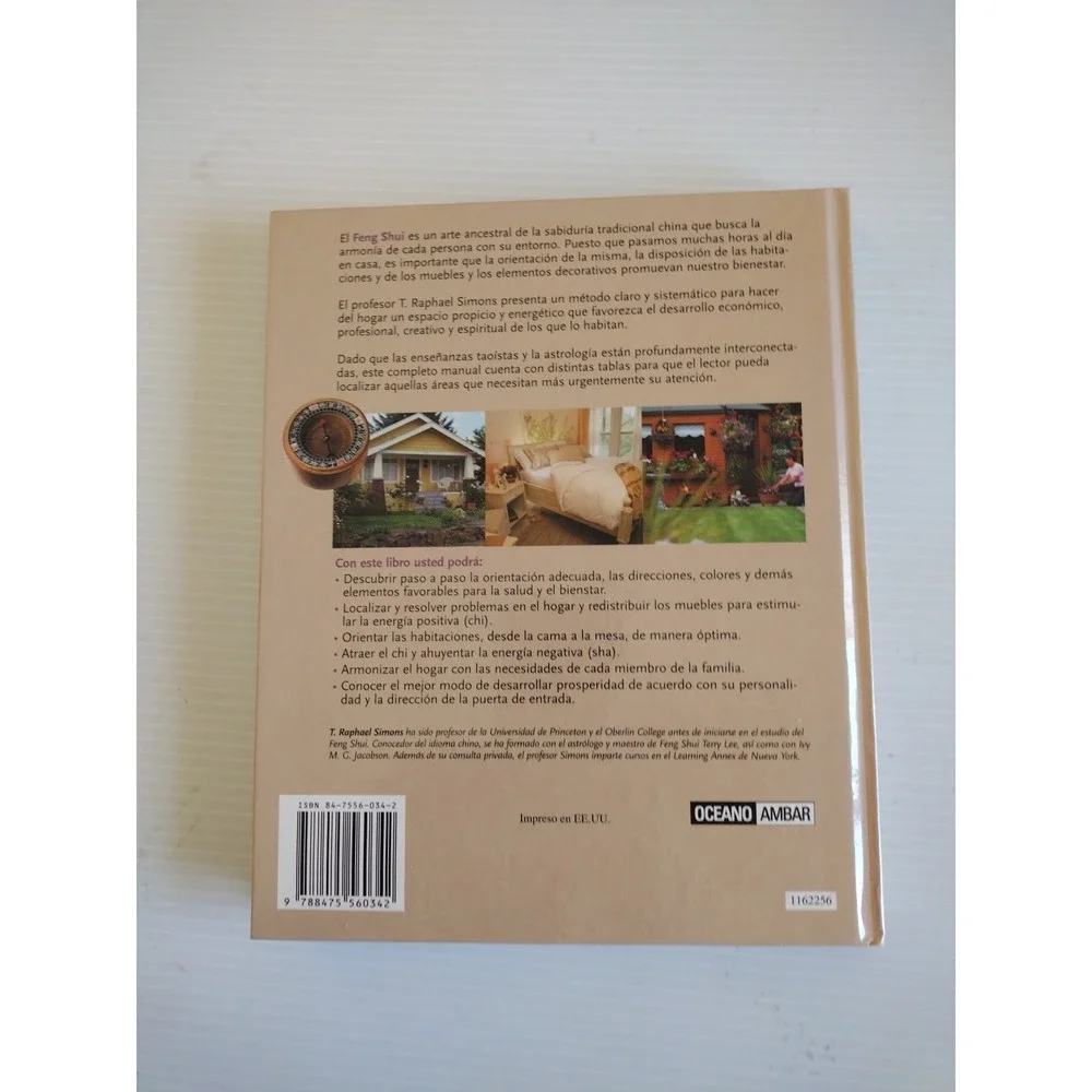 Feng shui paso‎ a Paso by T. Raphael Simons (2005, Hardcover) Spanish Version